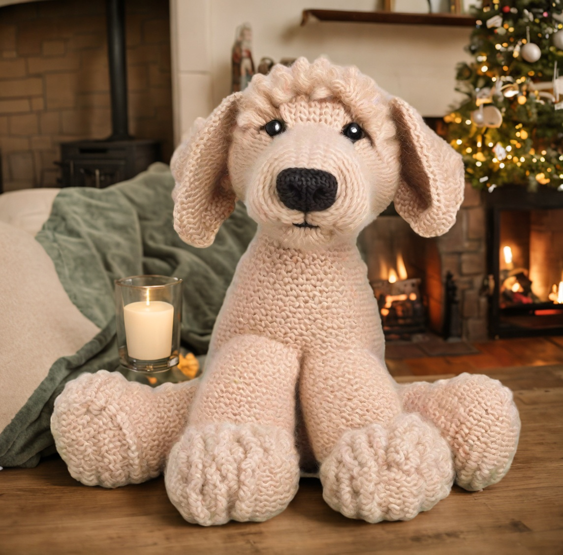 Labradoodle knitting pattern