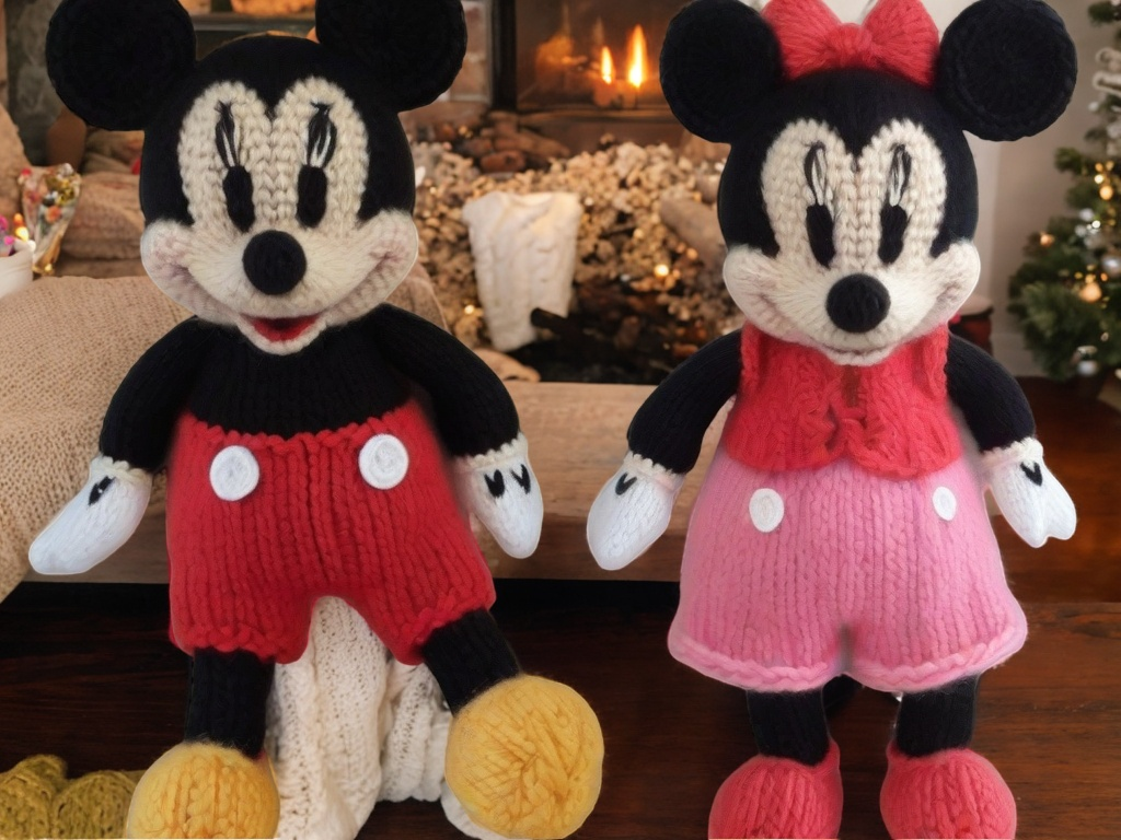 Mickey&Minnie Knitting Pattern