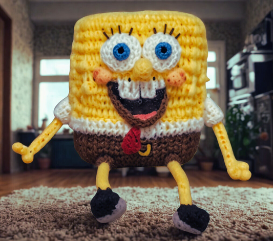 Sponge bob Knitting Pattern